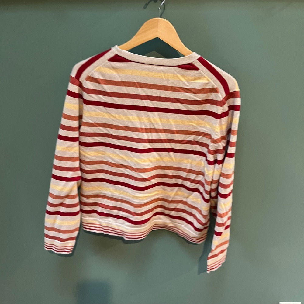 Pendleton Women's Striped V-Neck Button Front Car… - image 4